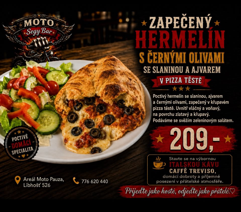 Zapečený hermelín Olivový