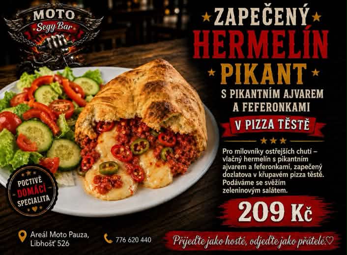 Zapečený hermelín Pikant