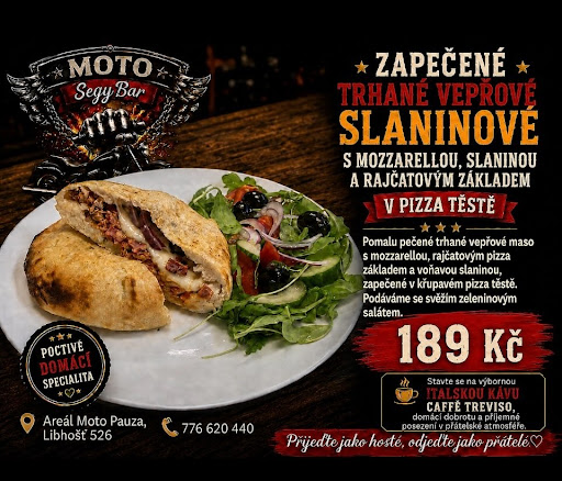 Zapečené trhané vepřové slaninové